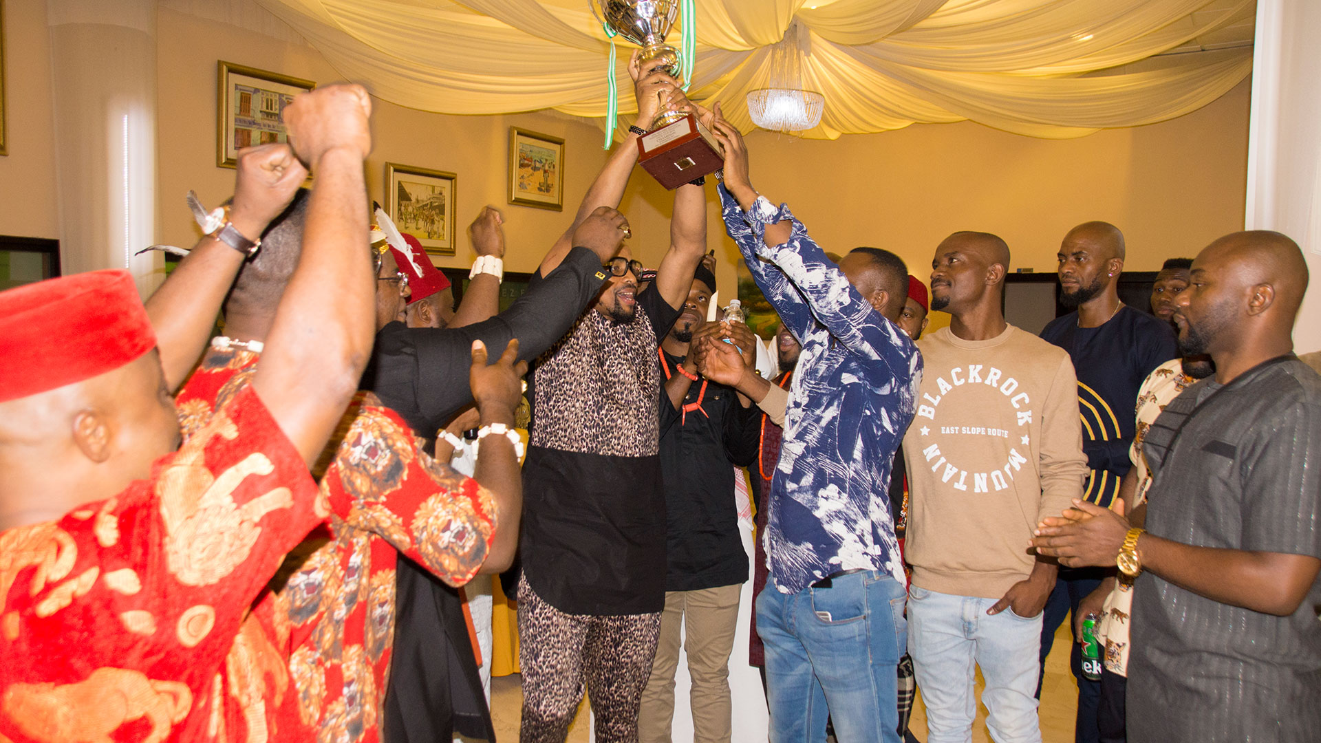 2019 football tournament trophy.