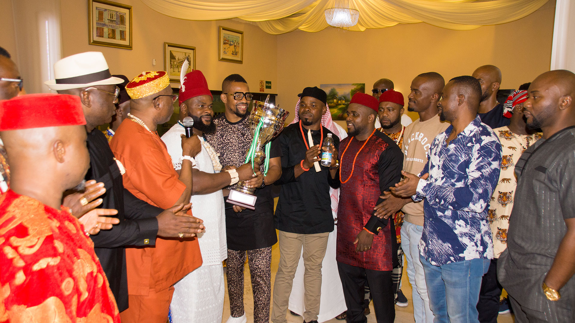 2019 football tournament trophy.